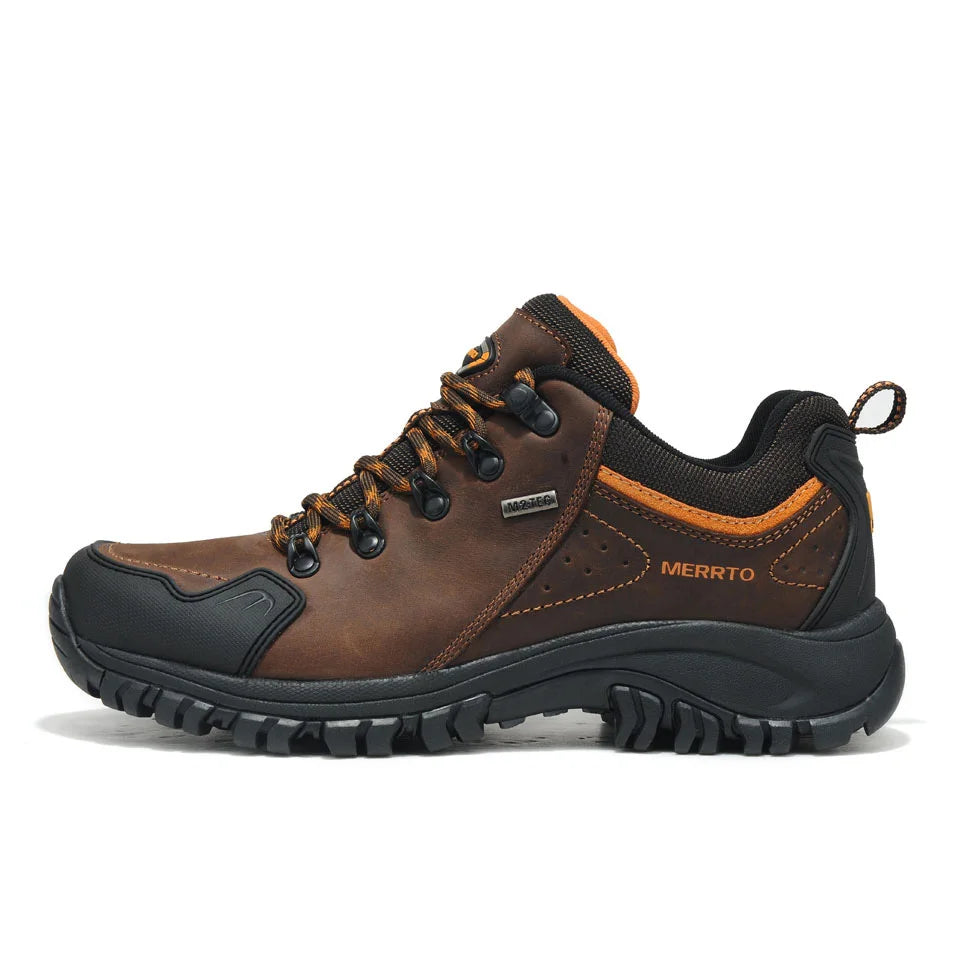 Cowhide Outdoor Men Hiking Shoes women Tactical boots