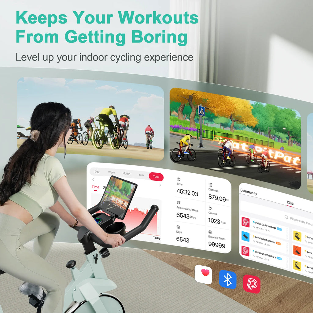 Superun Exercise Bike, 32-Level Magnetic Resistance