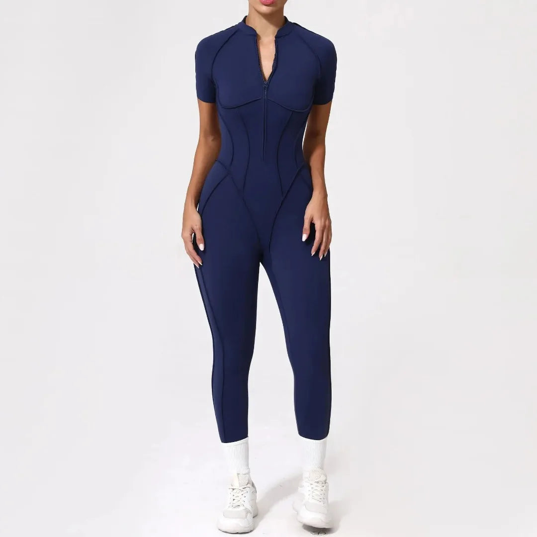 Women's Backless Hip Lift Yoga Jumpsuit