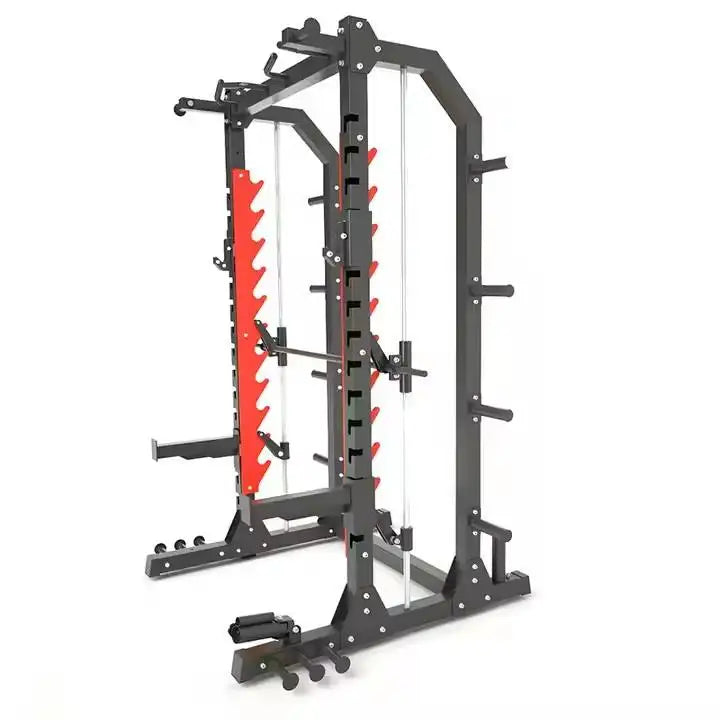 YTYIN Indoor Gym Equipment Multi-Functional Trainer Smith Machine Barbell Weight Lifting Power Rack