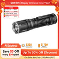 Sofirn SC33 LED Tactical Flashlight XHP70.3 HI  5200lm Powerful 21700 Type C Rechargeable