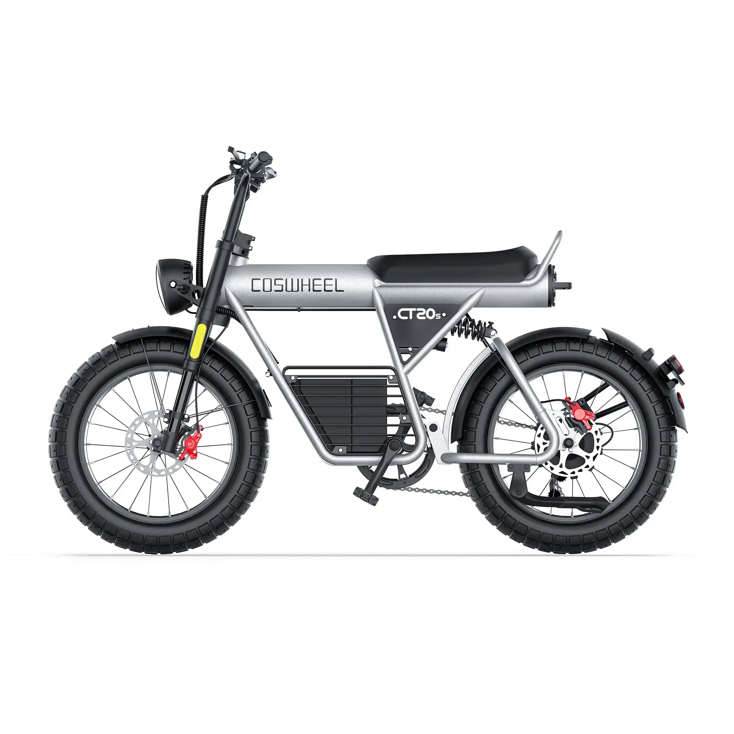 COSWHEEL CT20S E-Mountain bike For Adult 60V 27.5Ah Battery Double Hydraulic Disc Brakes 20"*5.0 Fat Tire Off-Road E-bike