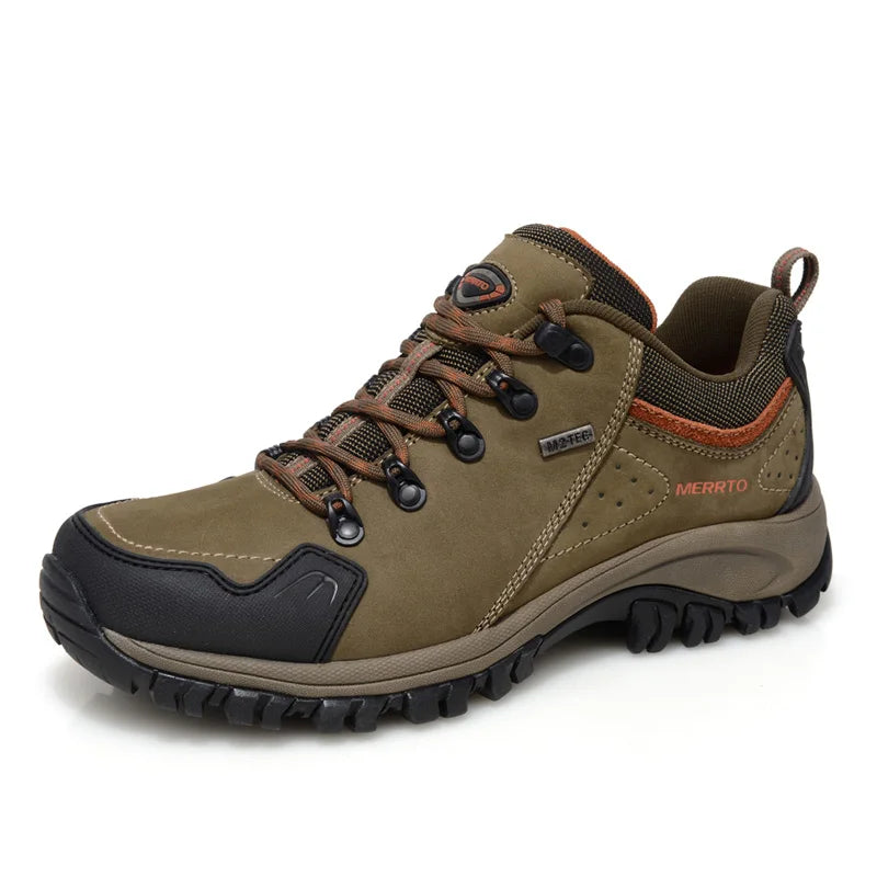 Cowhide Outdoor Men Hiking Shoes women Tactical boots
