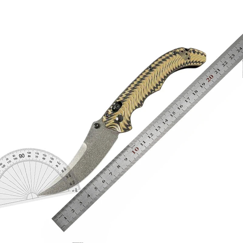 BM Mini Bedlam 865 Tactical Folding Claw Knife D2 Blade G10 Handle