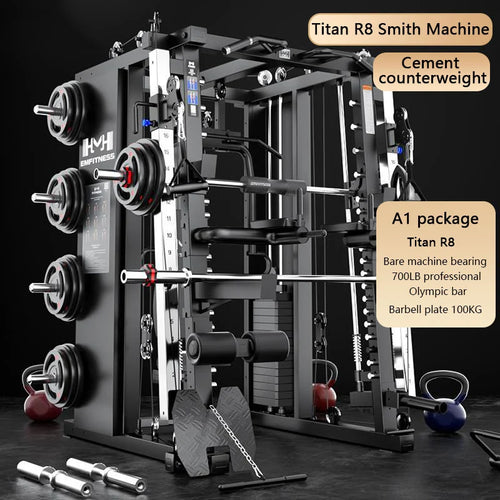 2025 New Home Multi functional Comprehensive Smith Fitness Machine