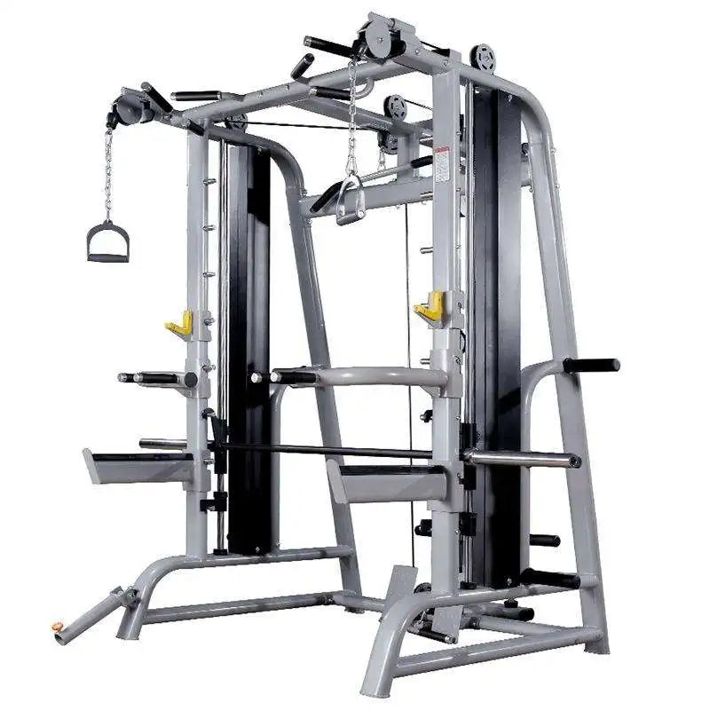 YTYIN Indoor Gym Equipment Multi-Functional Trainer Smith Machine Barbell Weight Lifting Power Rack