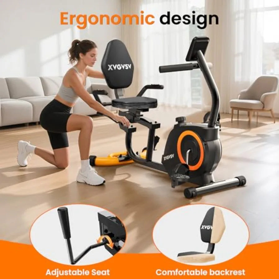 Recumbent Exercise Bike 16-Level Resistance