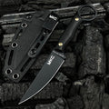 MKC WARGOAT Fixed Blade Knife Magnacut Stainless Steel blade G-10 Handle