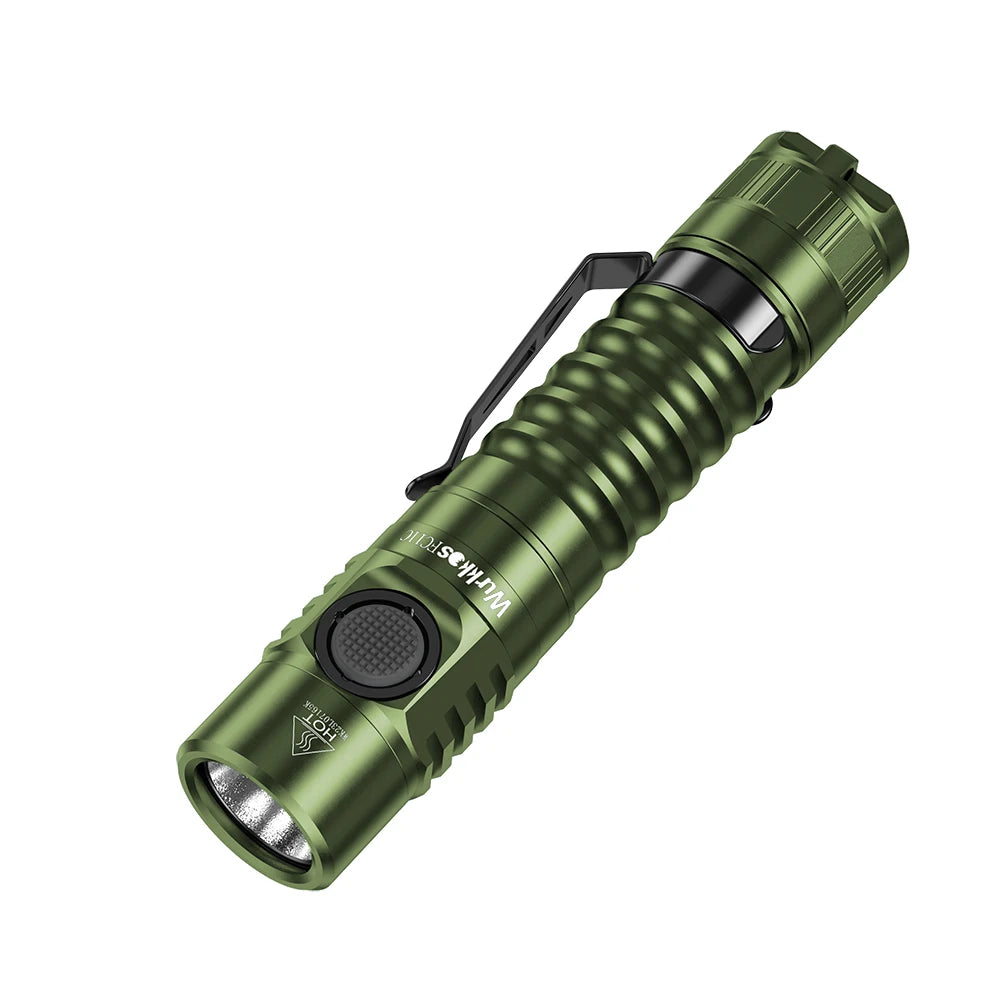 Wurkkos FC11C 519A USB-C Rechargeable EDC 18650 Flashlight Max Output 1200 LM IP68 Waterproof