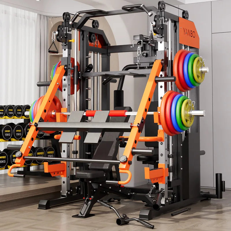 Complete Smith Machine Business Fitness Equipment Fitness Factory Large Weightlifting Strength Training Fitness Equipment