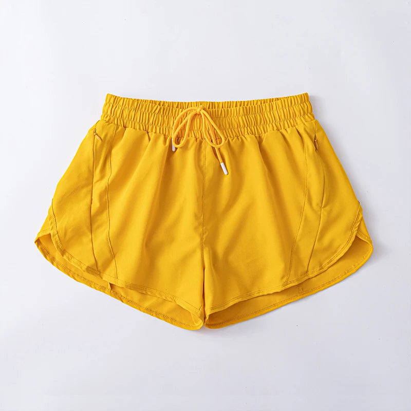 Women Running  Lightweight Athletic Shorts With Mesh Liner