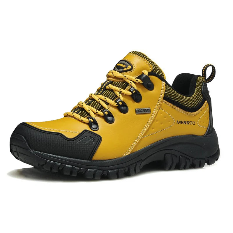 Cowhide Outdoor Men Hiking Shoes women Tactical boots