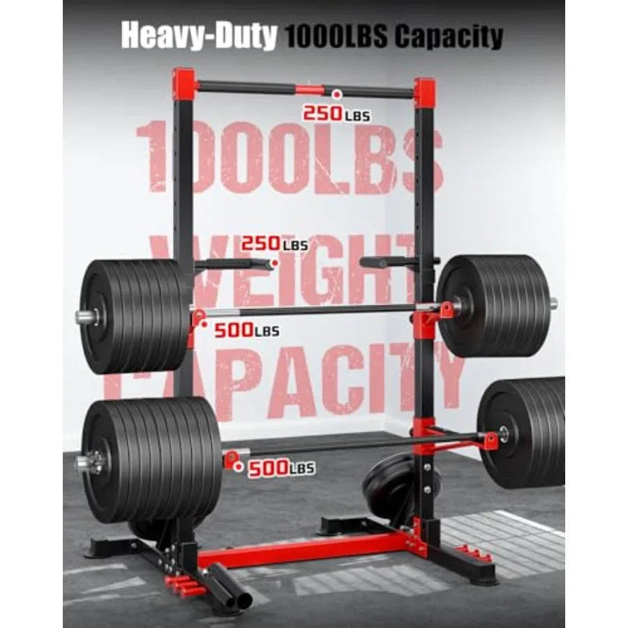 Smith Machine Squat Rack Combo Multi-Functional Power Racks
