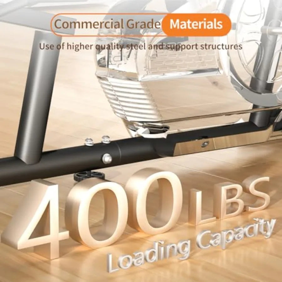 Recumbent Exercise Bike Magnetic Resistance Heart Rate Handle