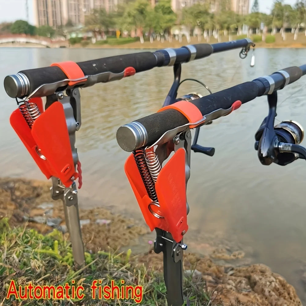 Automatic Spring Fishing Rod Holder 1 Pack, Fishing Rod Holder