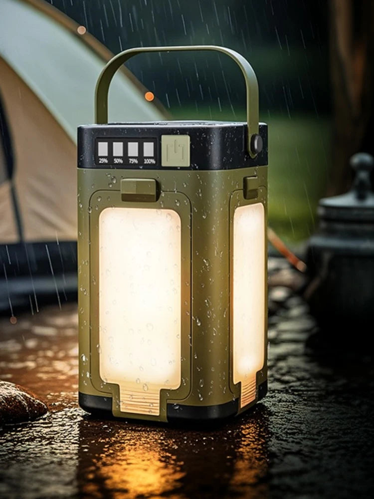 Foldable Camping Light Power Bank Rechargeable Lantern