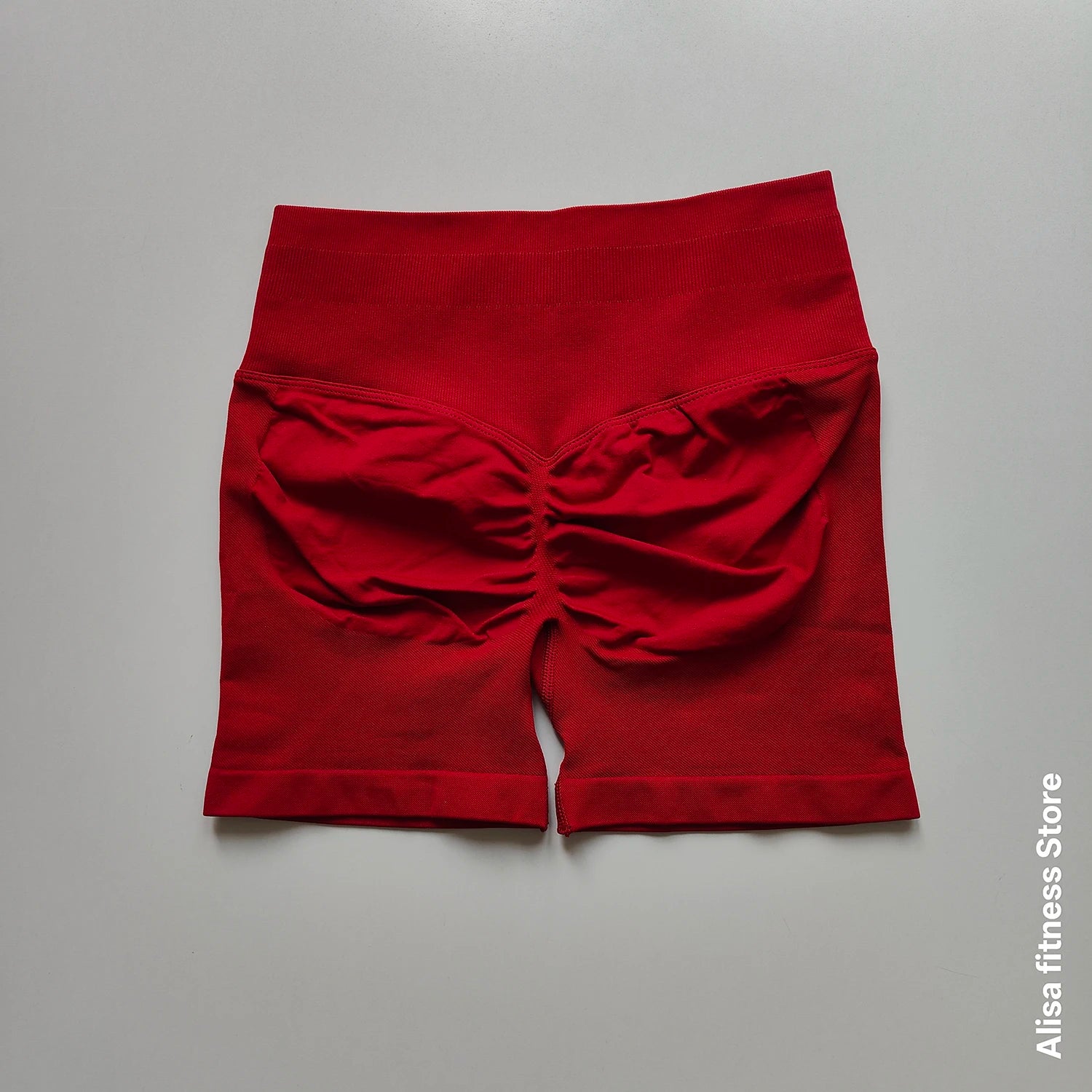 Summer High Waisted Yoga Shorts Tummy Control
