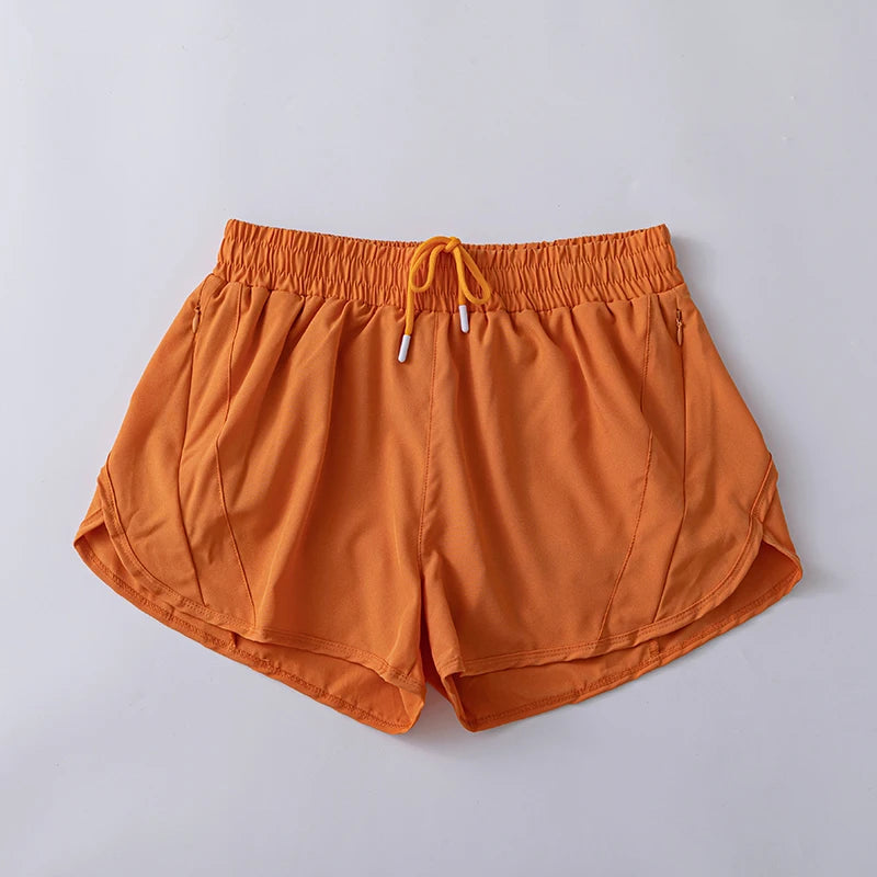 Women Running  Lightweight Athletic Shorts With Mesh Liner