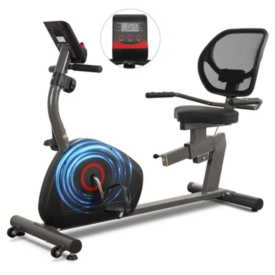 Recumbent Exercise Bike 8-Level Resistance