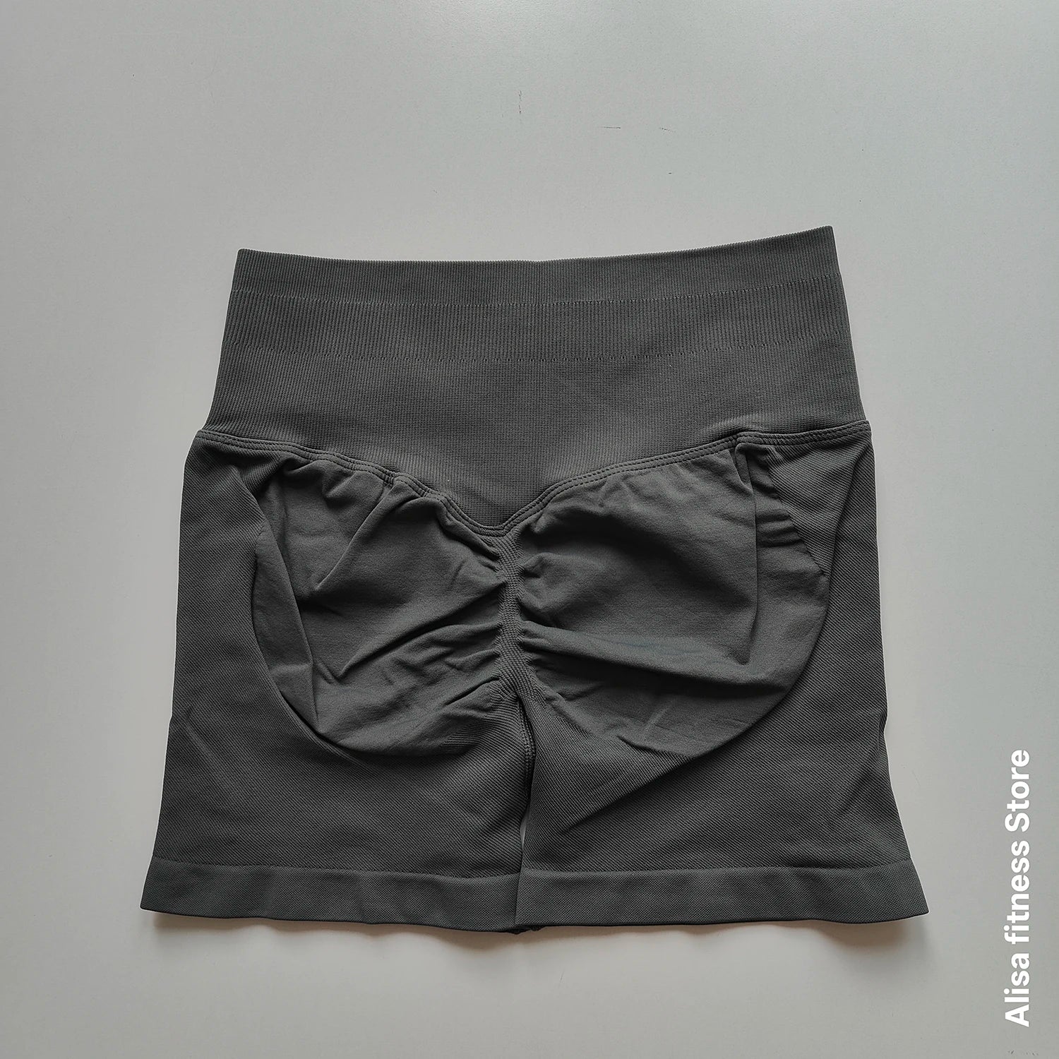 Summer High Waisted Yoga Shorts Tummy Control