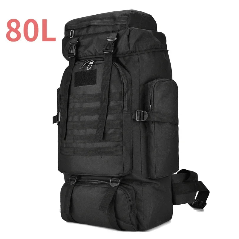 80L/100L  Mountaineering Bag Climb Bag Tactical Backpacks