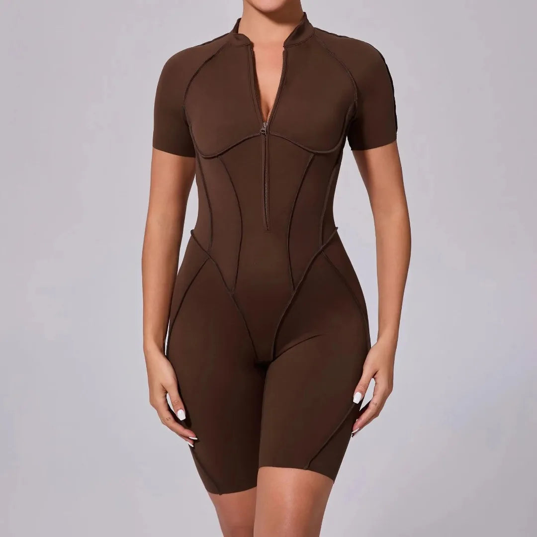 Women's Backless Hip Lift Yoga Jumpsuit