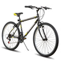 Hiland 24 26 inch Mountain Bike for Men Women, 21 Speeds High-Carbon Steel Frame
