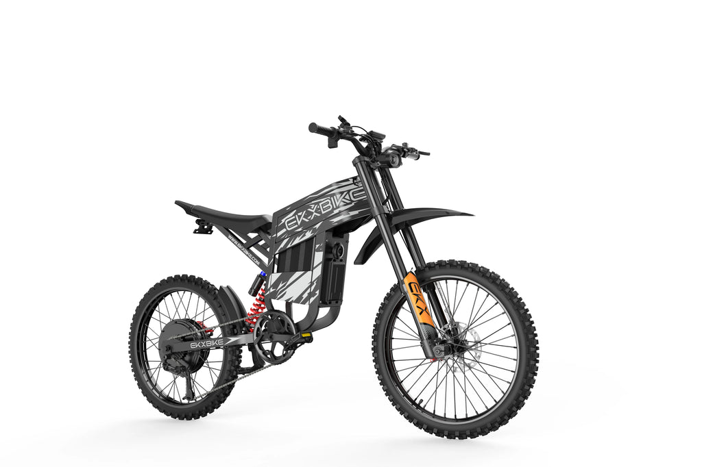 EKXBIKE TX1 Electric Motorcycles 6000W Brushless Gearless Motors 60V30AH Lithium Battery