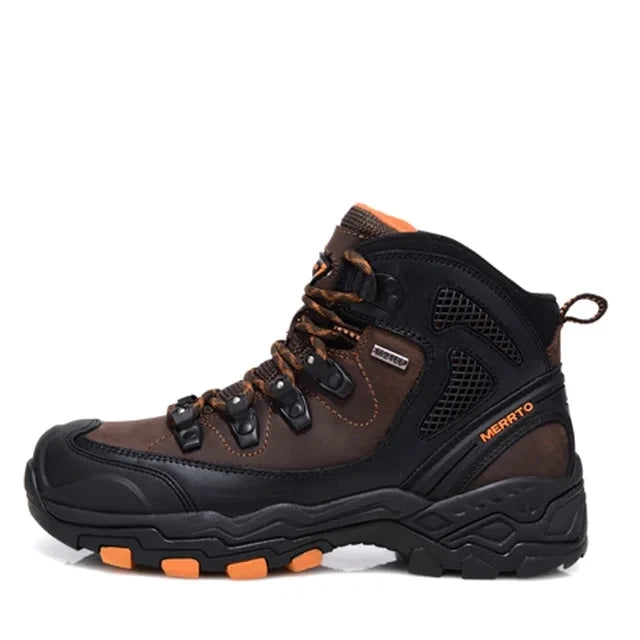 Cowhide Outdoor Men Hiking Shoes women Tactical boots