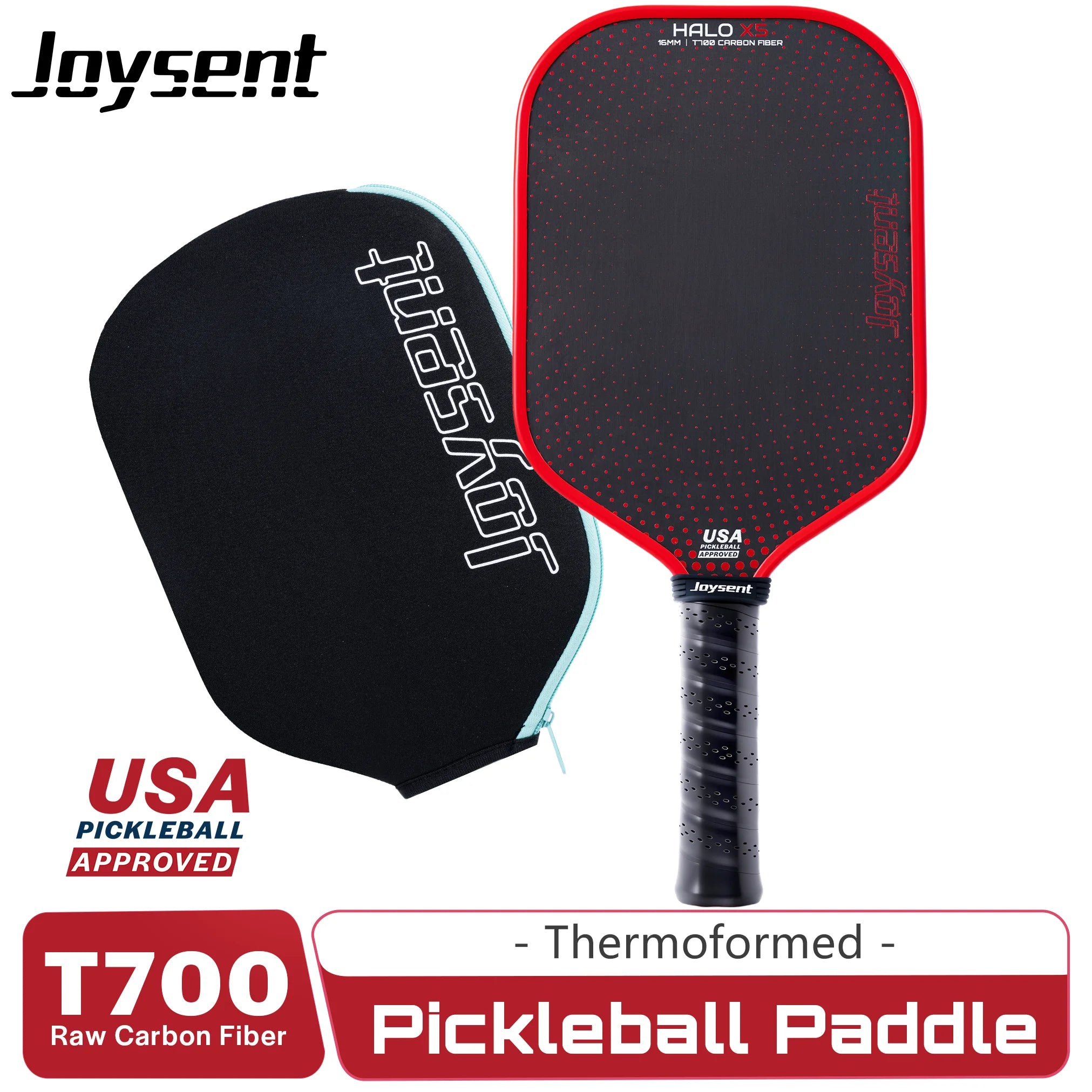 Pickleball Paddle  Carbon Fiber Pickleball Racket Core & Spin Textured Surface