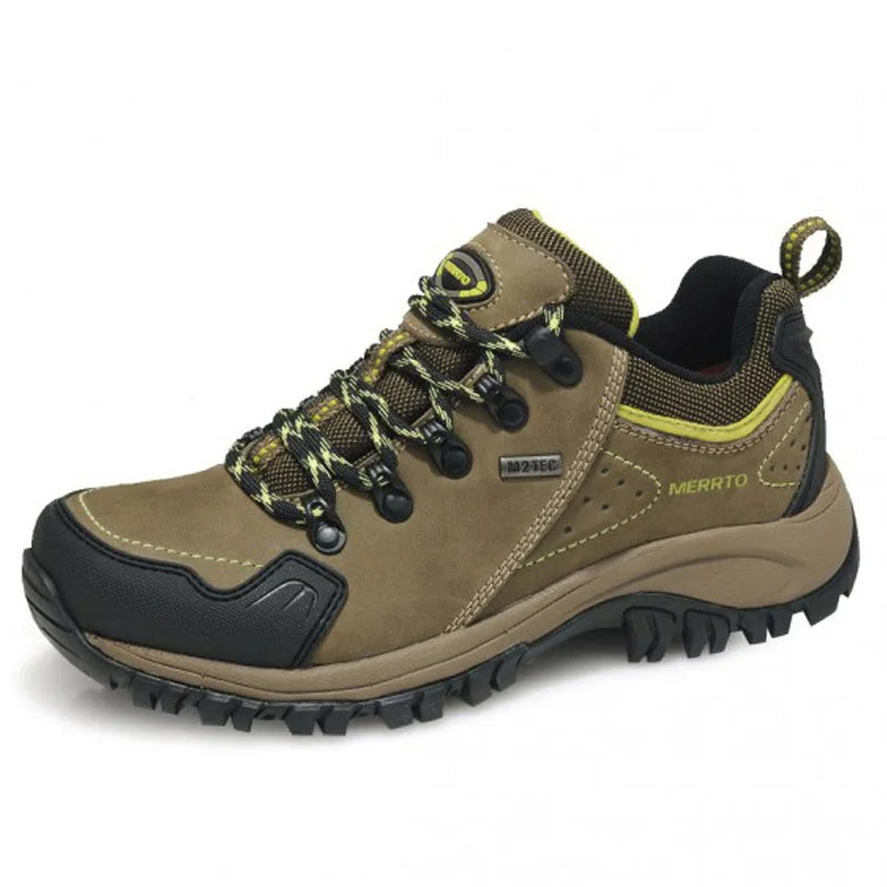 Cowhide Outdoor Men Hiking Shoes women Tactical boots