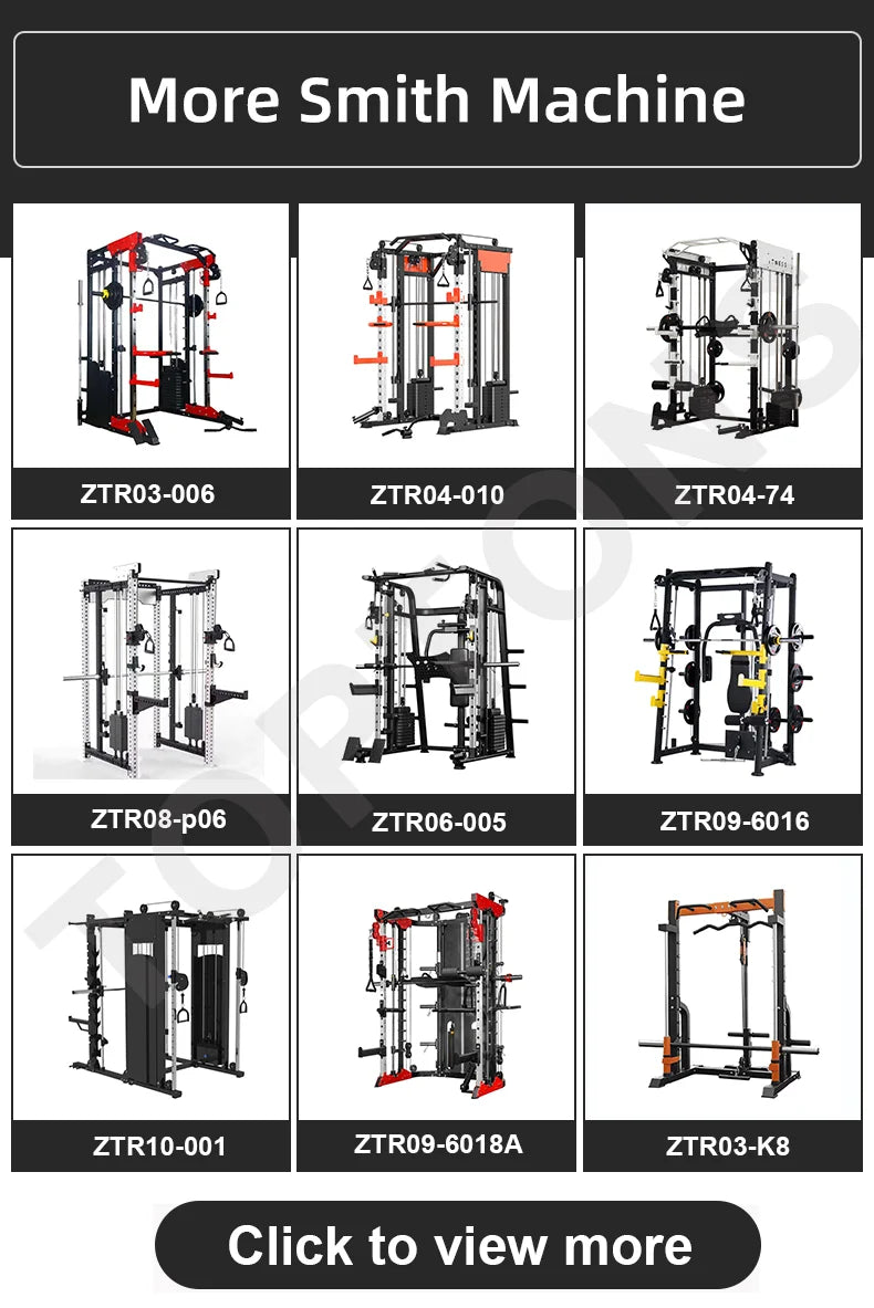 YTYIN Indoor Gym Equipment Multi-Functional Trainer Smith Machine Barbell Weight Lifting Power Rack