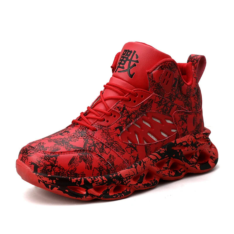 Thick Bottom Men's Sports Shoes Anti-Slippery Athletic Shoes