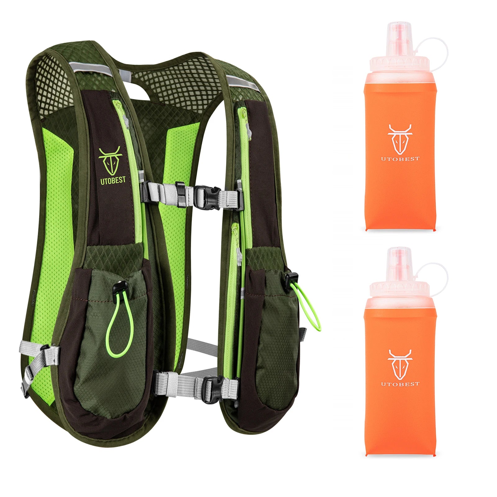 UTOBEST Trail Running Backpack 5L Ultra Lightweight Hydration Vest
