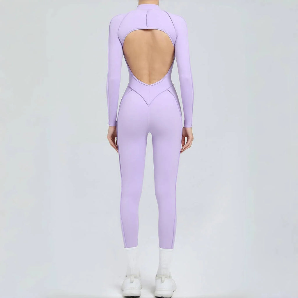 Women's Backless Hip Lift Yoga Jumpsuit