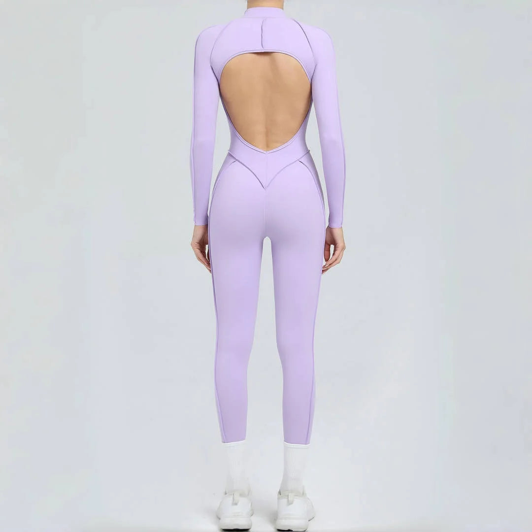 Women's Backless Hip Lift Yoga Jumpsuit