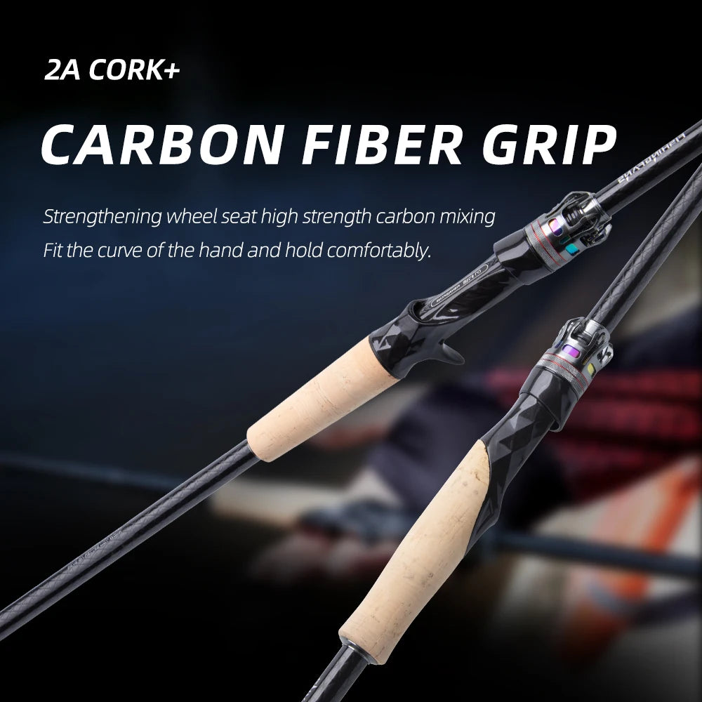 FISHINGFANS RANCY2.0 30+40T High Carbon Fiber M MH Fishing Rod