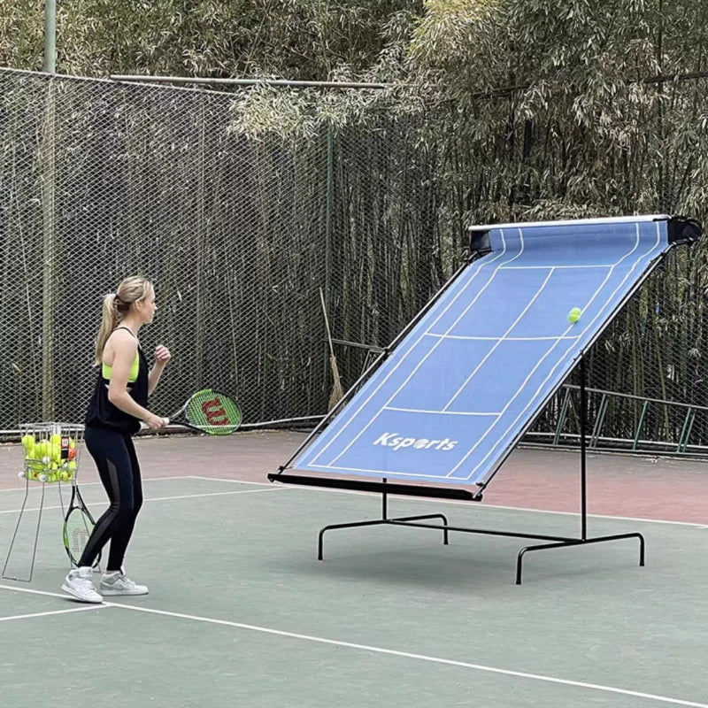 Waterproof Tennis Trainer Rebound Net Adjustable Angle