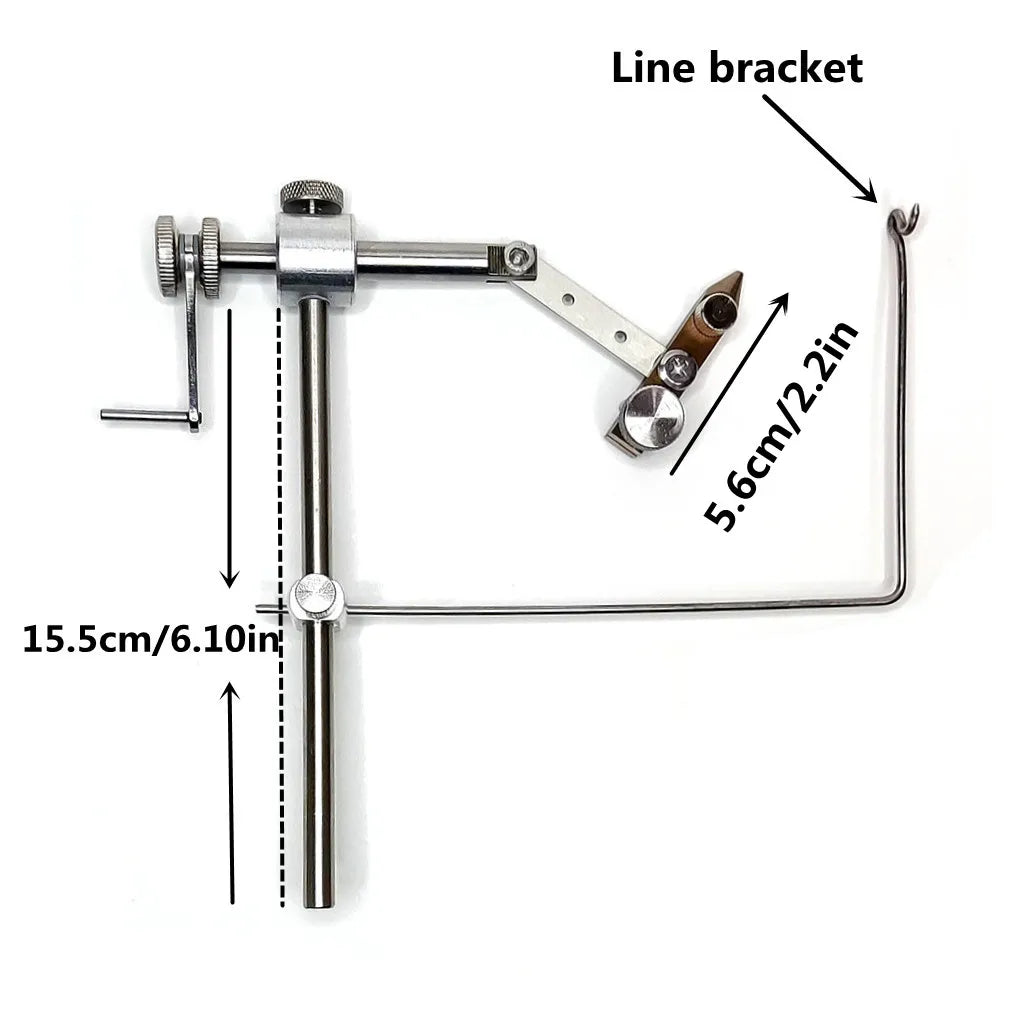 1pc 360 Degree Rotatable Fly Tying Tool, Fly Bait Making Tool