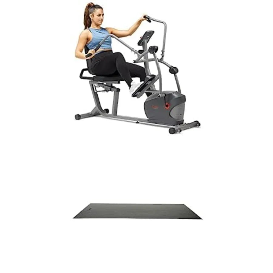 Recumbent Cross Trainer Elliptical Bike with Dual Motion