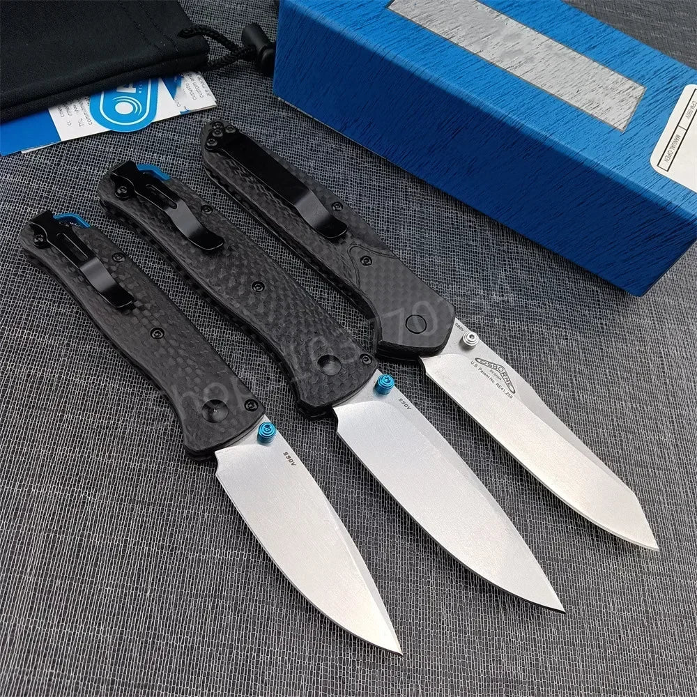 High Quality Folding Pocket Knife S35V Steel Blade Carbon Fiber Handle
