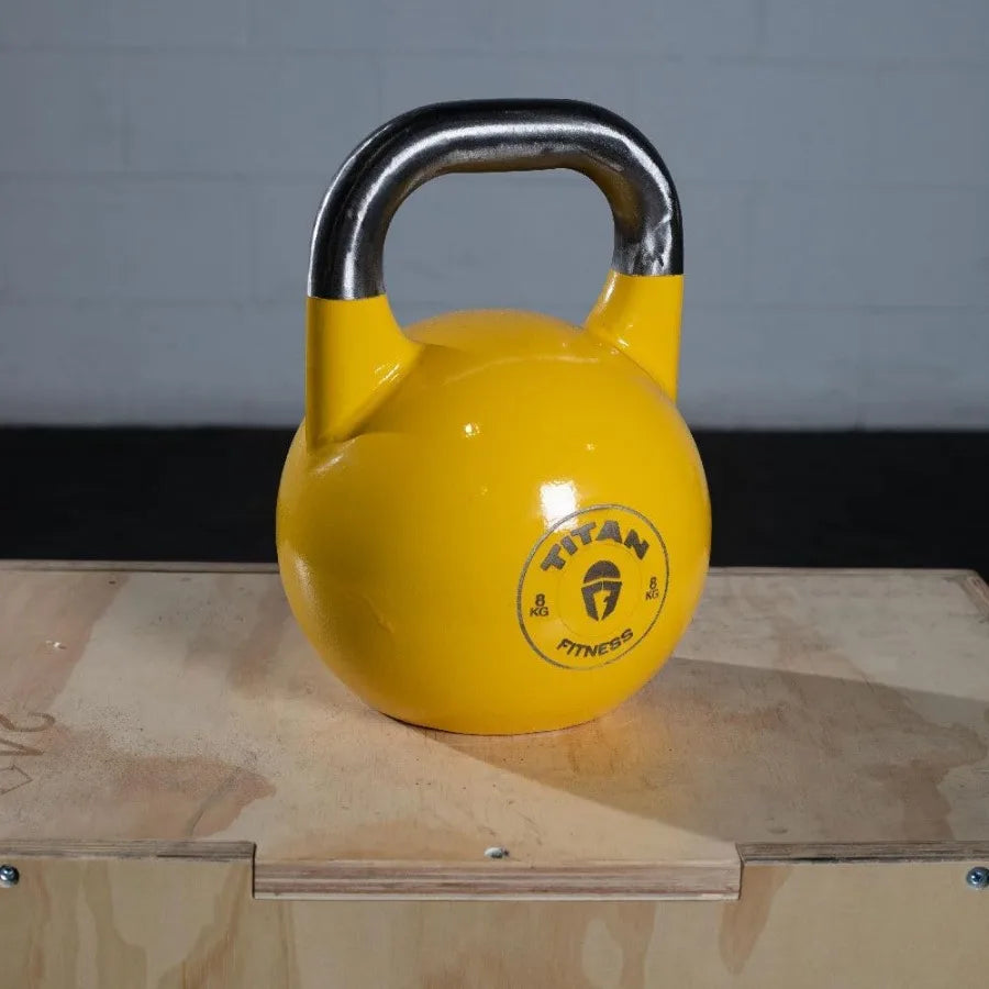 Competition Kettlebell Single Piece Casting KG Markings Full Body Workout