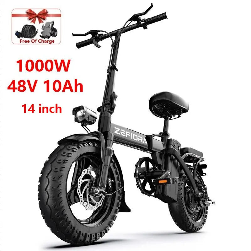 Cheap 14 20 inch Electric fat bike 1000w 2000w 30-50MPH 30-60Miles Adjustable front brake seat,