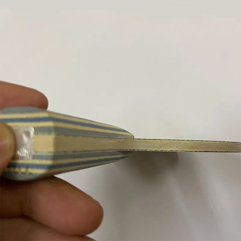 Professional Carbon Fiber Table Tennis Blade Flared Handle Ping Pong Paddle