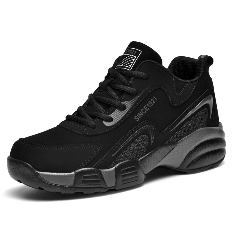 Thick Bottom Men's Sports Shoes Anti-Slippery Athletic Shoes
