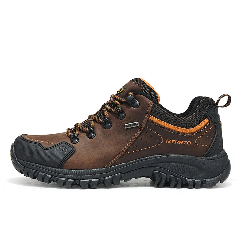 Cowhide Outdoor Men Hiking Shoes women Tactical boots