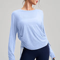 Women's Yoga Cover Up Shirt Long Sleeve