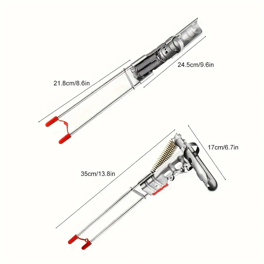 Automatic Spring Fishing Rod Holder, Adjustable Folding Stainless Steel