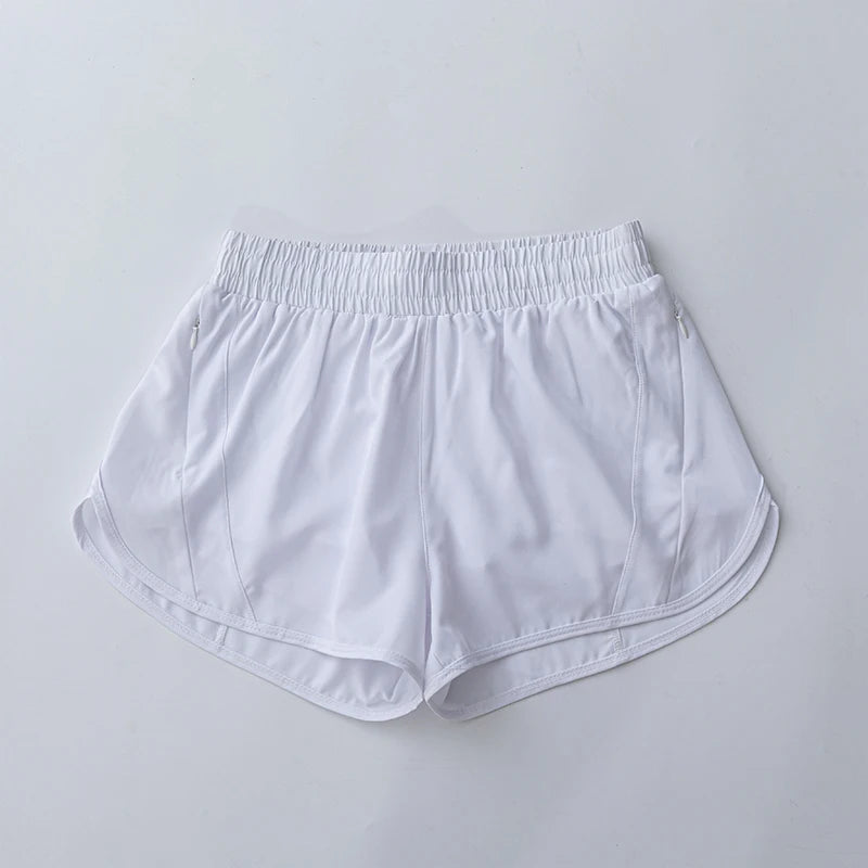 Women Running  Lightweight Athletic Shorts With Mesh Liner