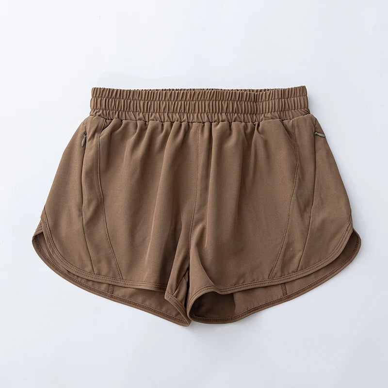 Women Running  Lightweight Athletic Shorts With Mesh Liner